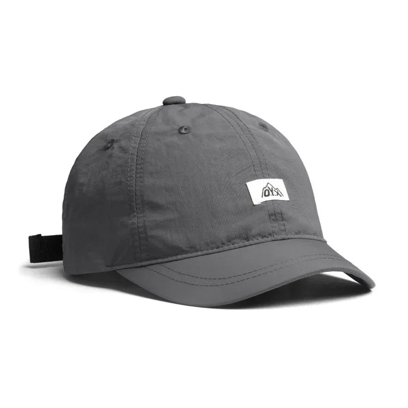 Retro Short-Brimmed Hat men's Summer Quick-Drying Outdoor Sports Parasol Thin Short-Brimmed Baseball Cap