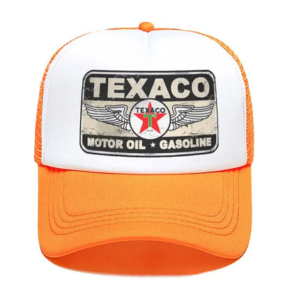 Punk Unisex Vintage Texaco Sign Baseball Cap for Men Women
