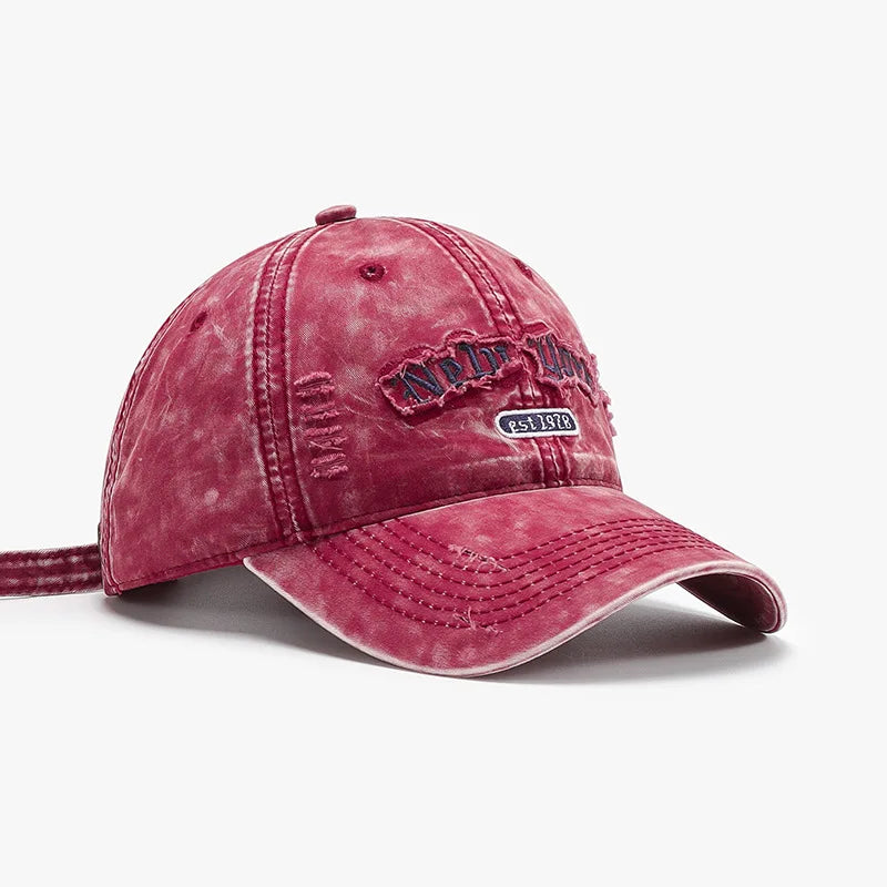 New Fashion Korean Baseball Cap Embroidery Travel Sun Hat