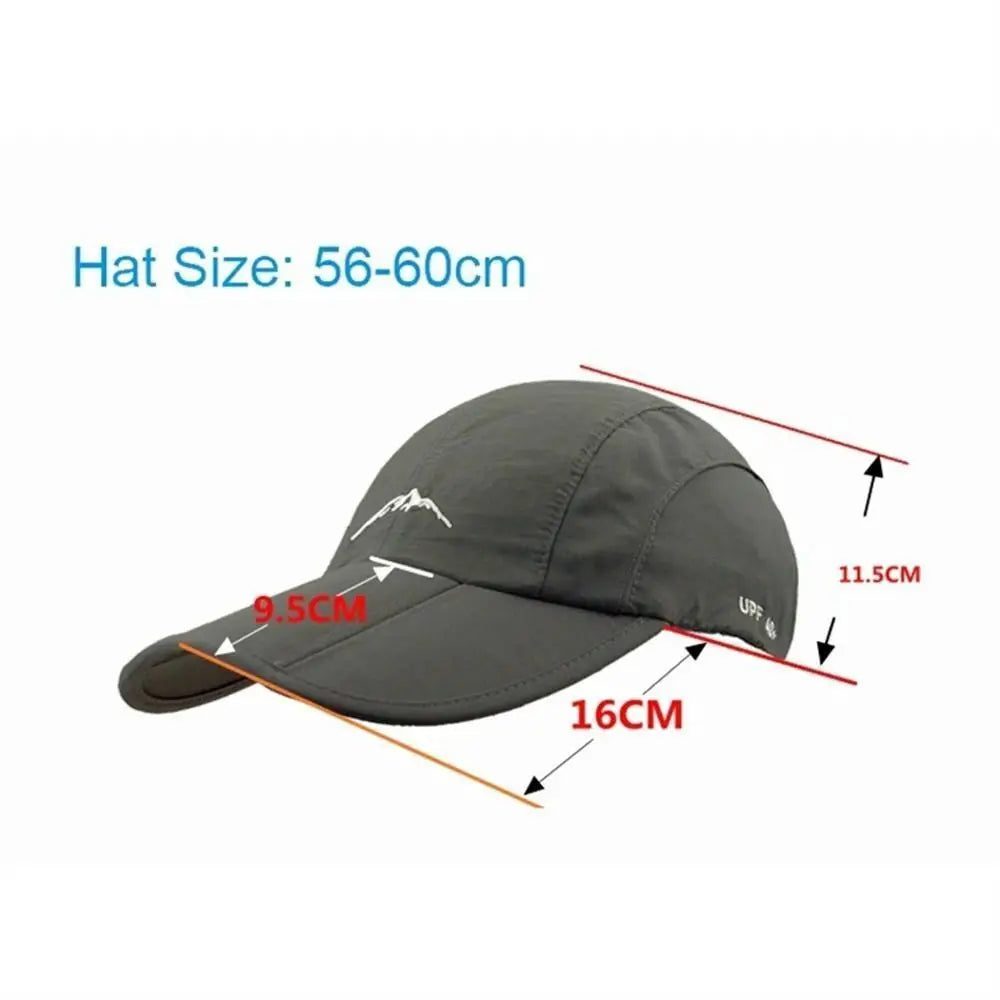 Fashion Water Proof Baseball Cap Foldable Sun Protection Sun Hat