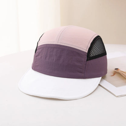 Spring/Summer Five-Panel Lightweight Quick-Drying Mesh Baseball Cap