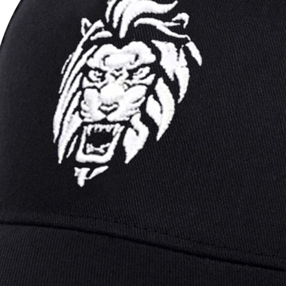 Unisex Lion Head Embroidery Baseball Net Caps