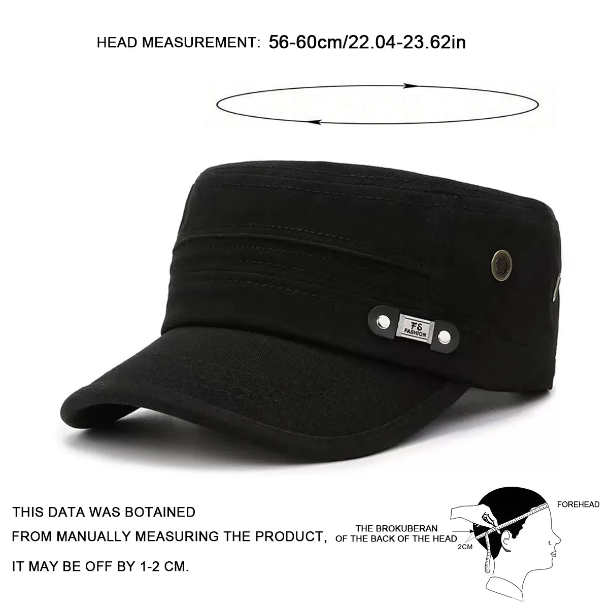 Unisex FS Fashion Label Military Cap Spring Autumn