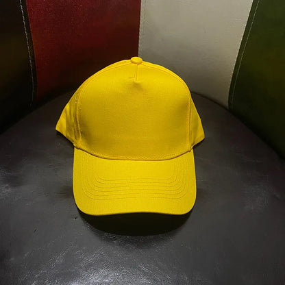 Unisex Solid Color 5 Panel Baseball Cap Trendy Casual Sport Hat