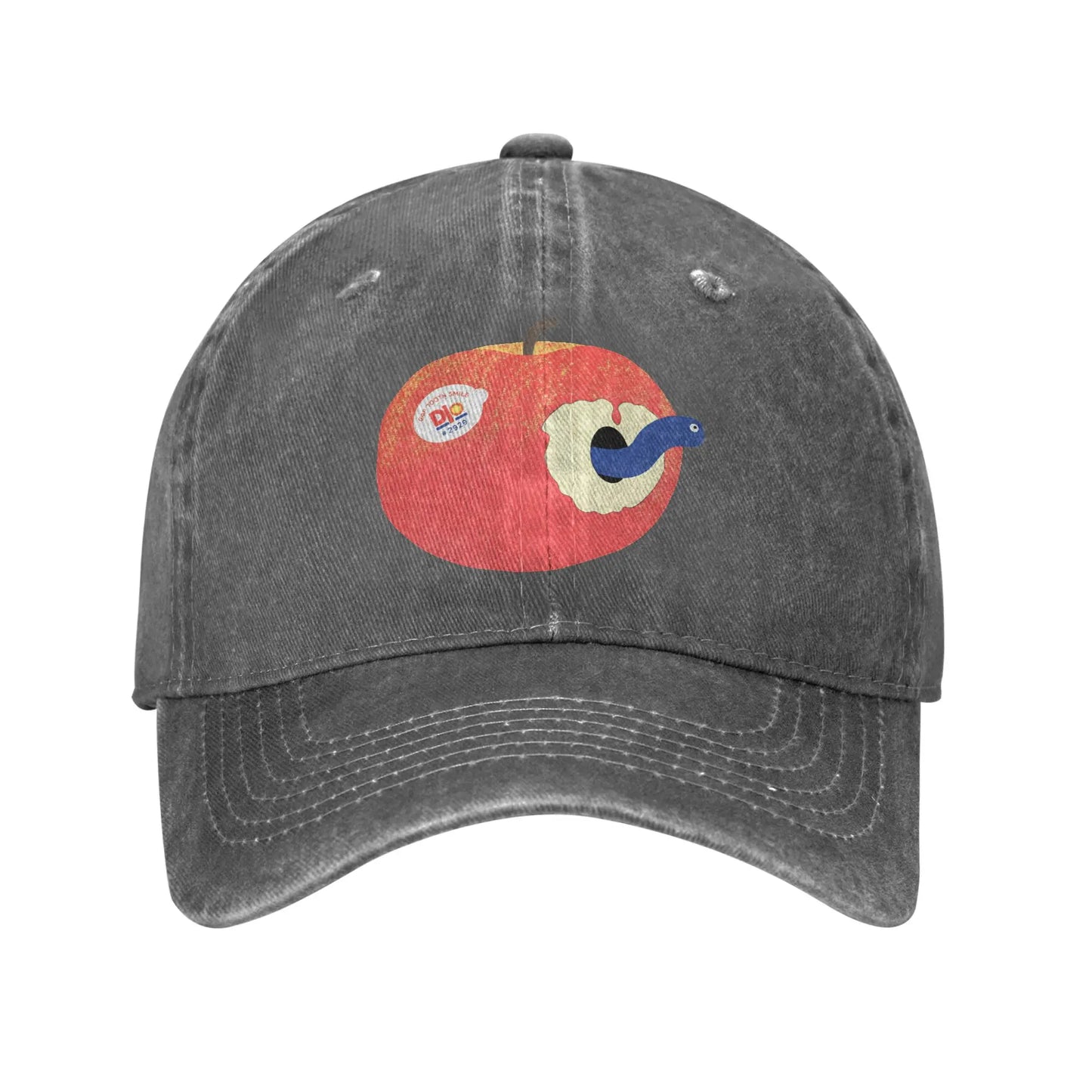 Apple Funny Cartoon Graphic Casual Baseball Cap Summer Trucker Hat