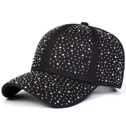 Unisex Rhinestone Baseball Caps Spring Autumn Outdoor