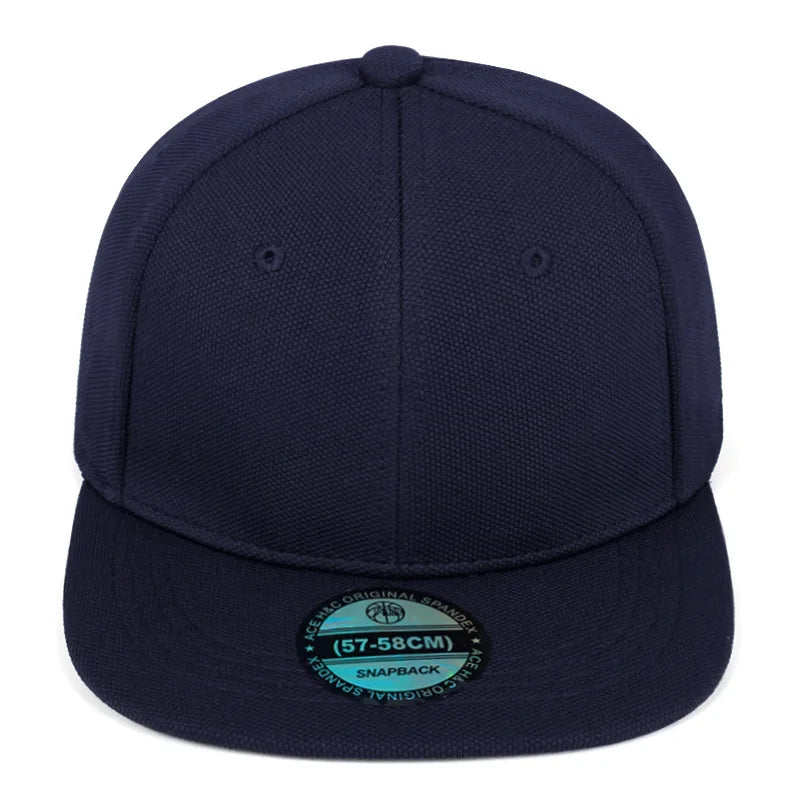 Not Adjustable Back Closed Snapback Caps Men Quality Hip Hop Fitted Hats Adult Solid Color Baseball Hats
