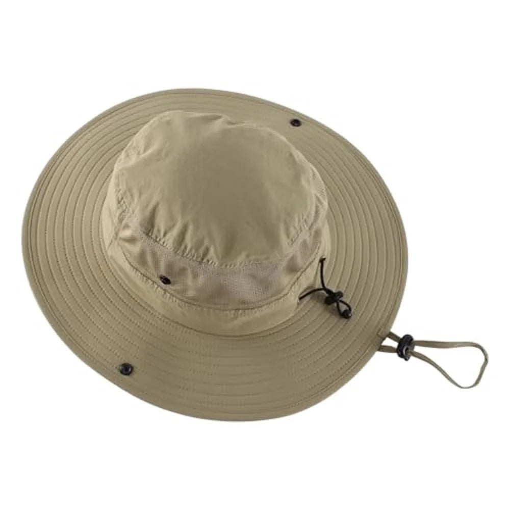 UPF50+ Men Sun Hat Wide Brim Adjustable Women UV Protection Beach Bucket