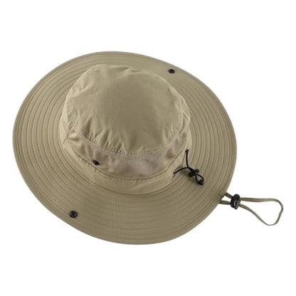 UPF50+ Men Sun Hat Wide Brim Adjustable Women UV Protection Beach Bucket