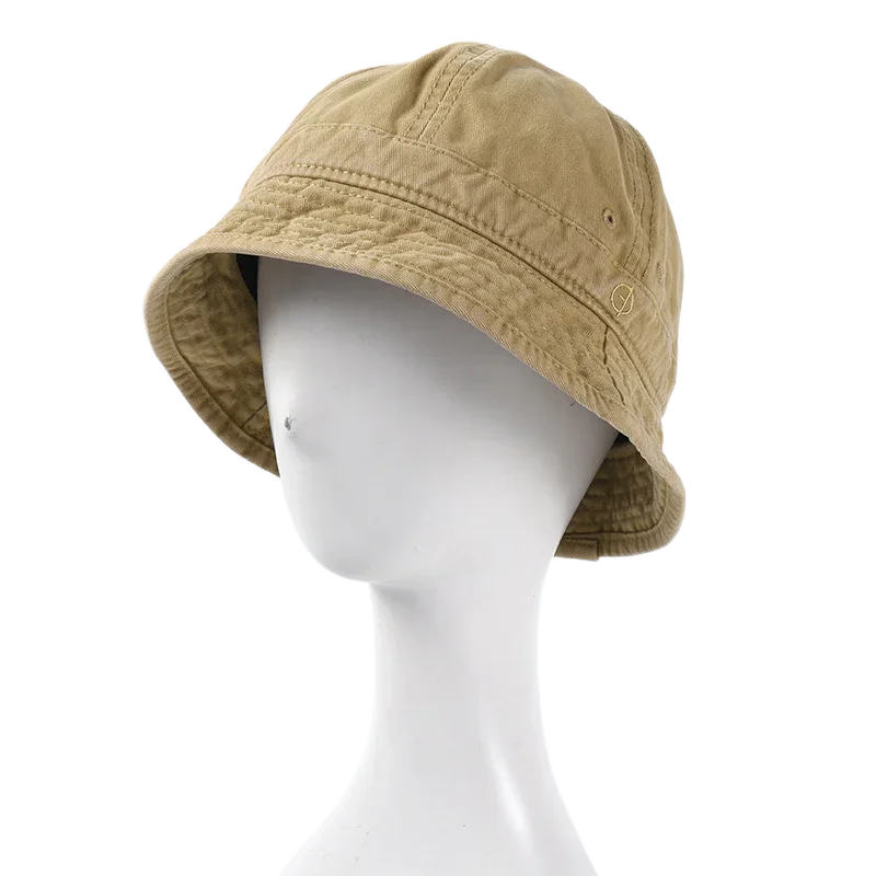Washed Cotton Bucket Hats Packable Summer Outdoor Cap