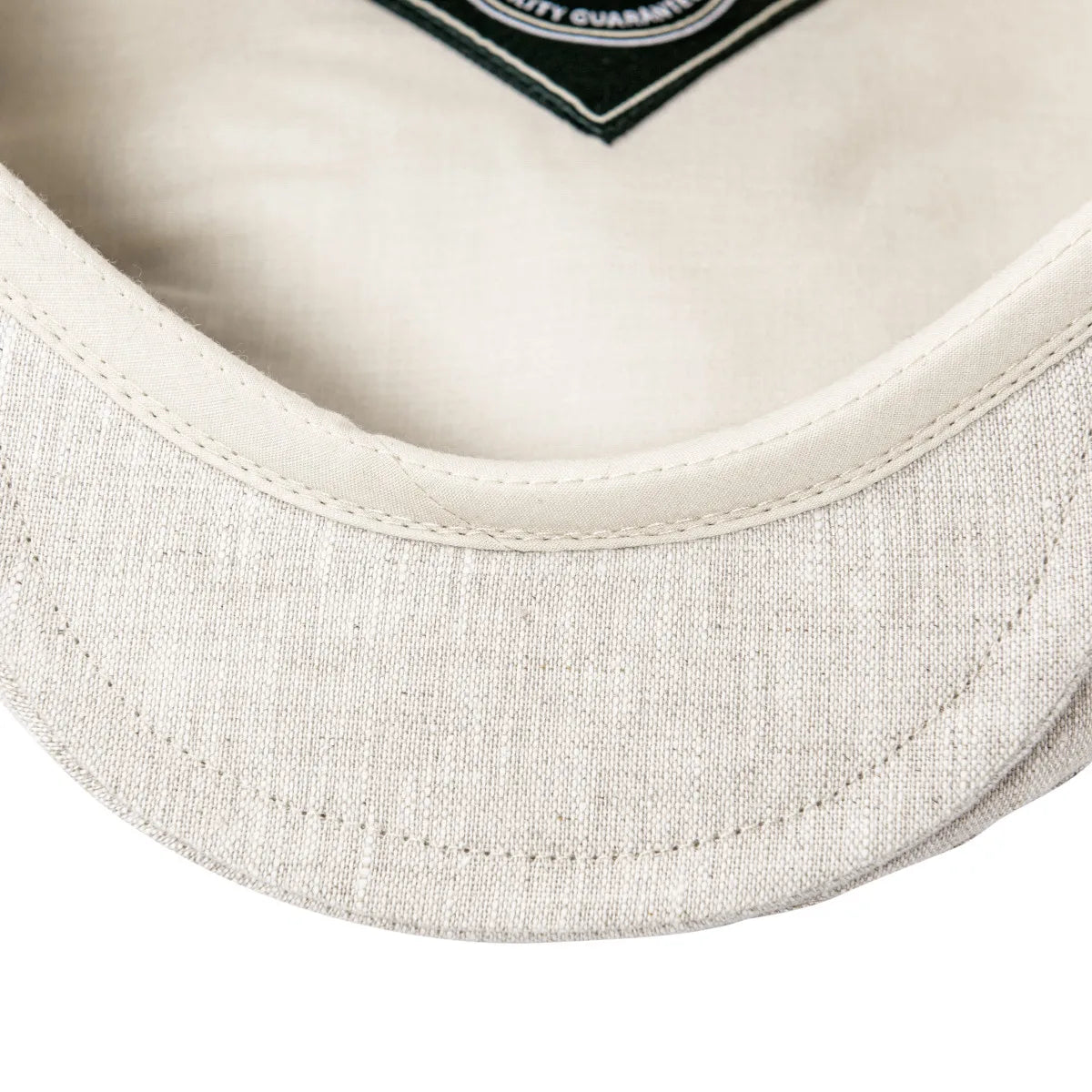 Linen Flat Cap For Men Women Herringbone Linen Newsboy Cap