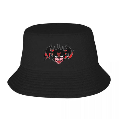 Devilman Bucket Hat Hip Hop summer hats Men's