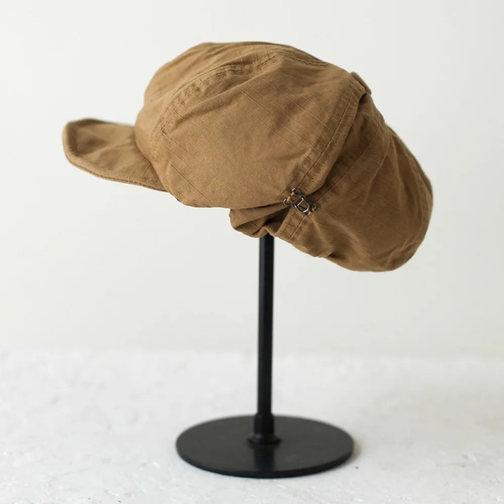 New Plus Size Newsboy Caps Cotton Dome Painters Hats Berets Hat