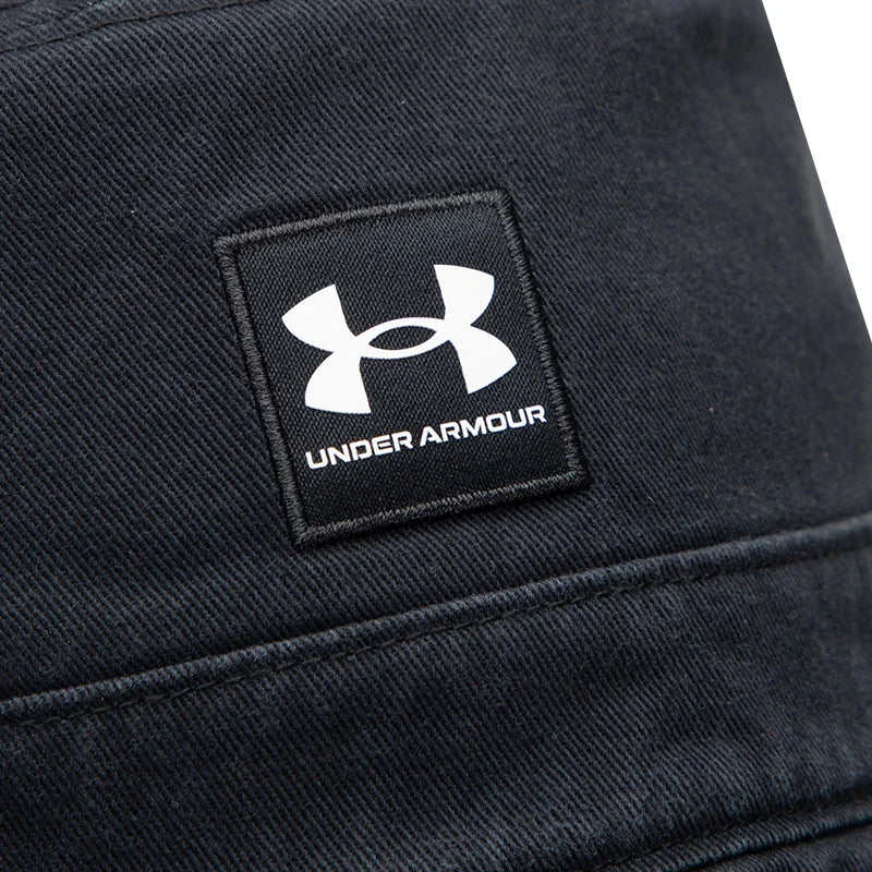 Under Armour Hat Men's Model Brandon Black Comfortable Stylish Versatile Bucket Hat