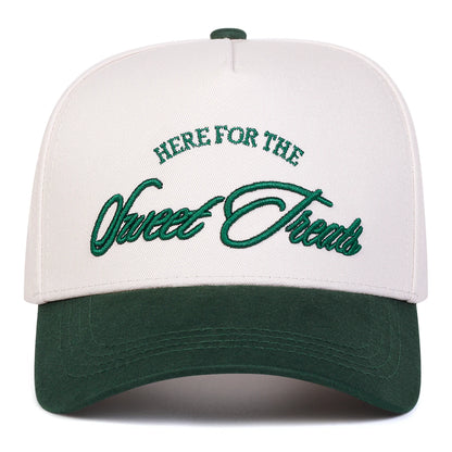 Unisex Sweet Treats Letter Embroidery Baseball Caps Spring and Autumn