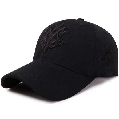 Totem Embroidery Men's and Women's Casual Sports Duckbill Cap Outdoor Fashion Sun Shading Baseball Cap
