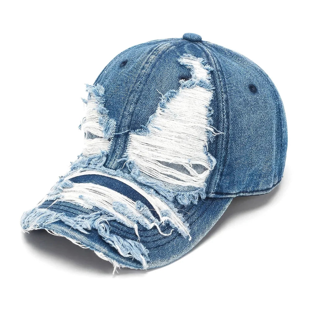 American-Style Retro Denim Baseball Cap