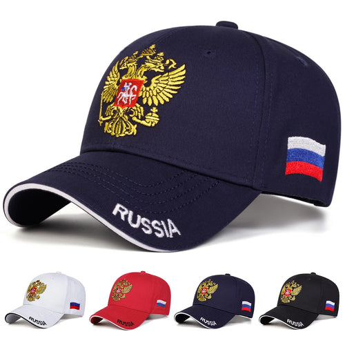 Unisex Double-headed Eagle Embroidery Baseball Caps Spring and Autumn