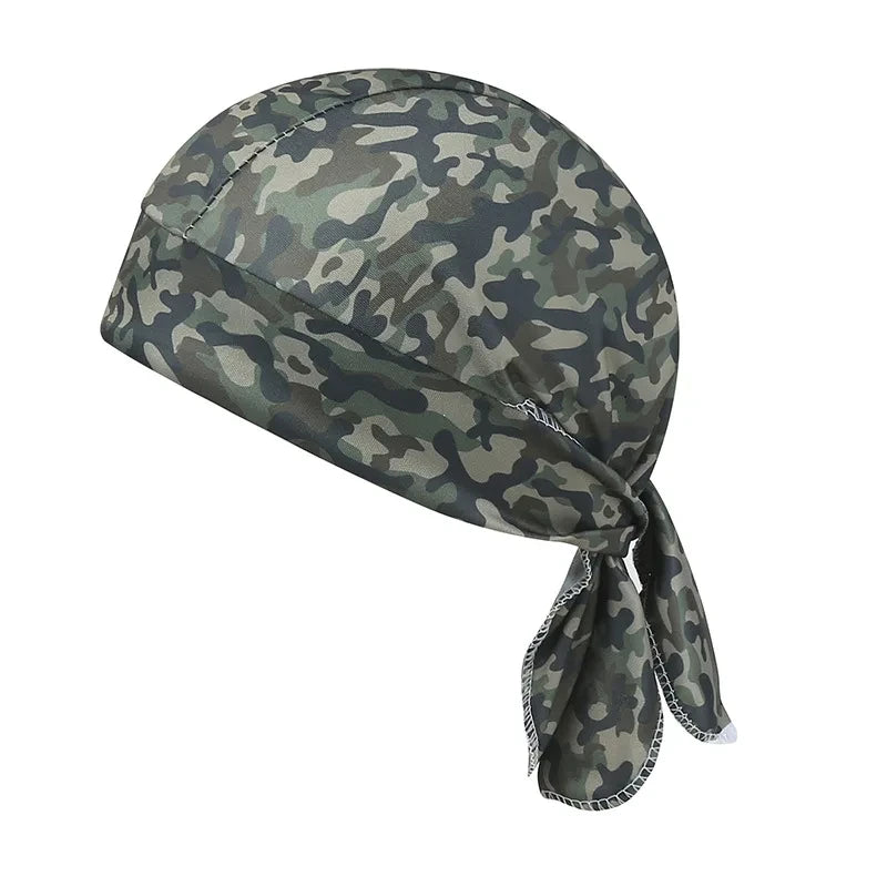 Camouflage Headband Bandana Handkerchief Head Man Pirate Hat