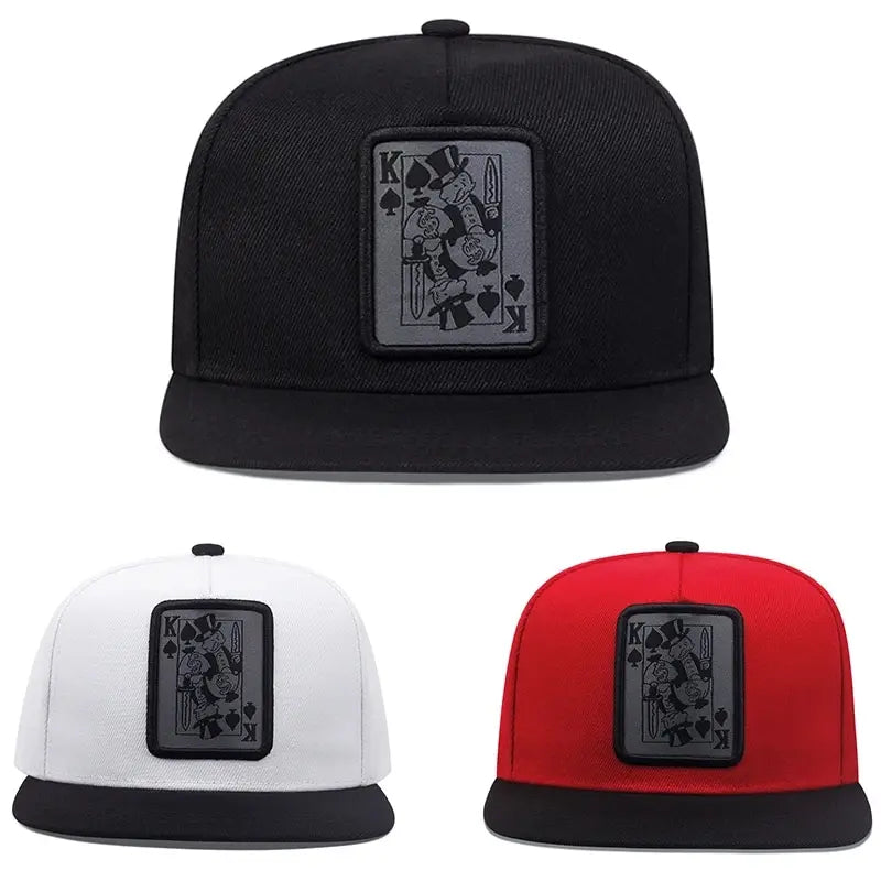 Baseball Hip Hop Caps For Men Women Snapback Playing Card