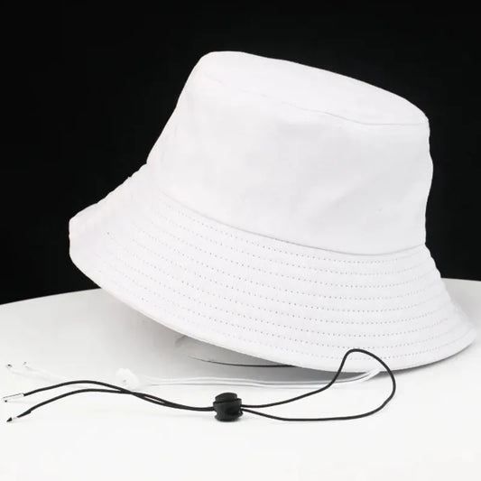 High Quality 100% Cotton Bucket Hat Women Summer Sun Caps Big Size Cap