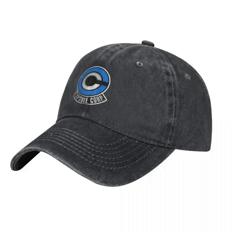 Capsule Corp Denim Baseball Cap Popular Design Sport Trucker Hat Summer