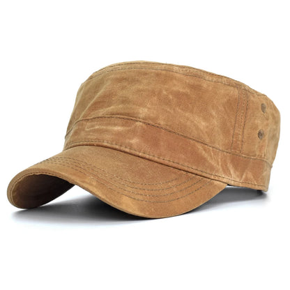 Cap Design Convas Waxed Canvas Cotton Military Caps Men Waterproof Cadet Army Cap Unique ...