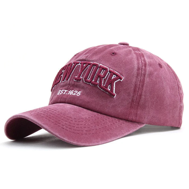 Fashion New York 1625 Embroidery Baseball Caps Adult Sun Hats Hip Hop Hat Sports Caps