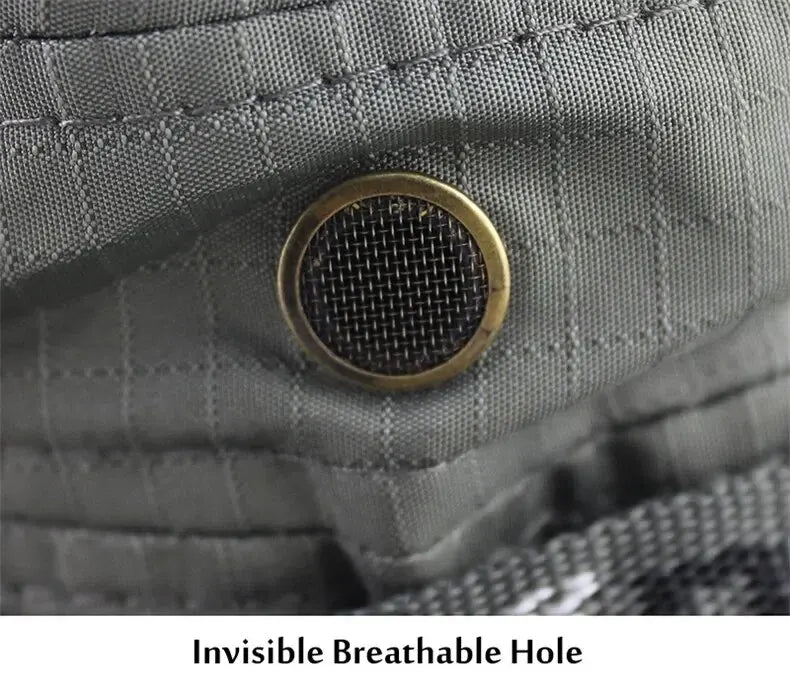 Summer Men Bucket Hat Outdoor UV Protection Wide Brim Panama Safari Hunting Hiking Hat