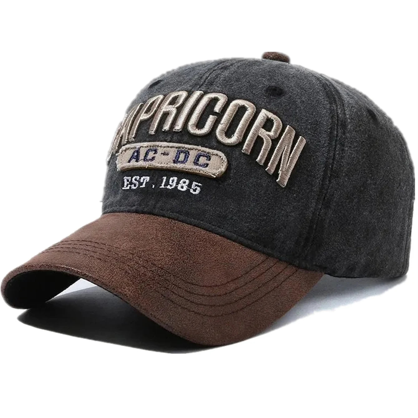 New Unisex Cap Washed Cotton Letter Embroidery Baseball Cap
