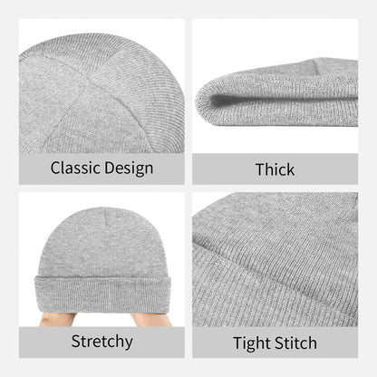 Autumn Winter Pattern Knit Hat Fashion Adult Unisex Outdoor Sport Elastic Cap