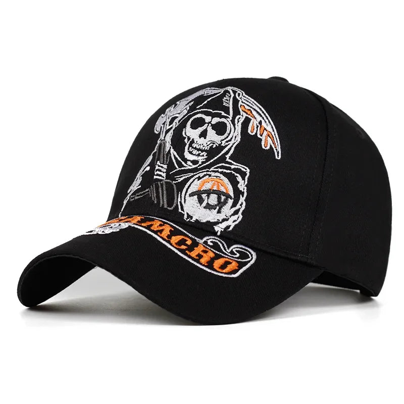 Unisex Samcro Embroidery Baseball Caps Outdoor Spring and Autumn
