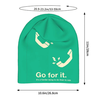 Y2k Gorros Go For It Djo Bonnet Homme Outdoor Thin Hat Skullies Beanies Caps