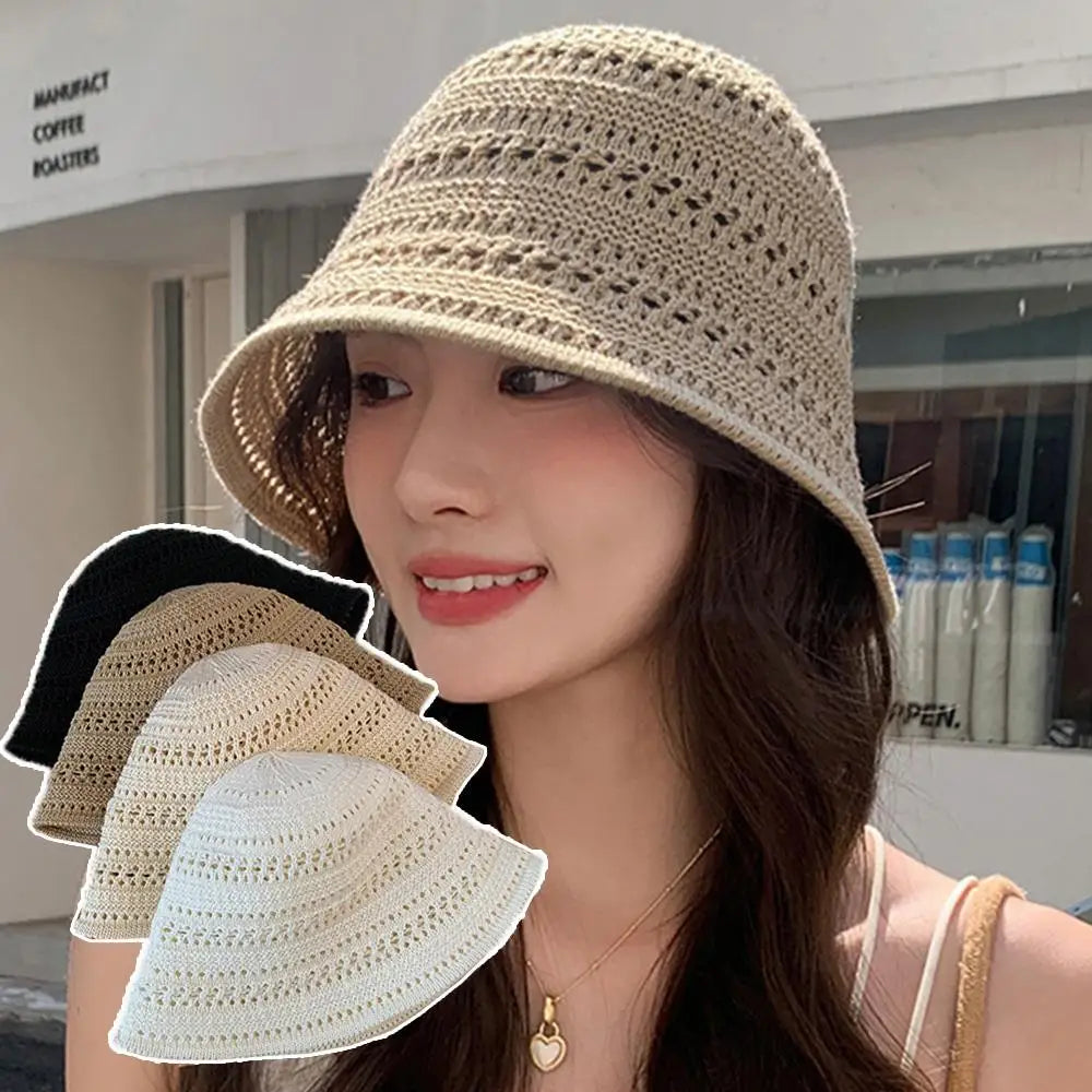 Summer Fashion Wide Brim Bucket Hat For Women