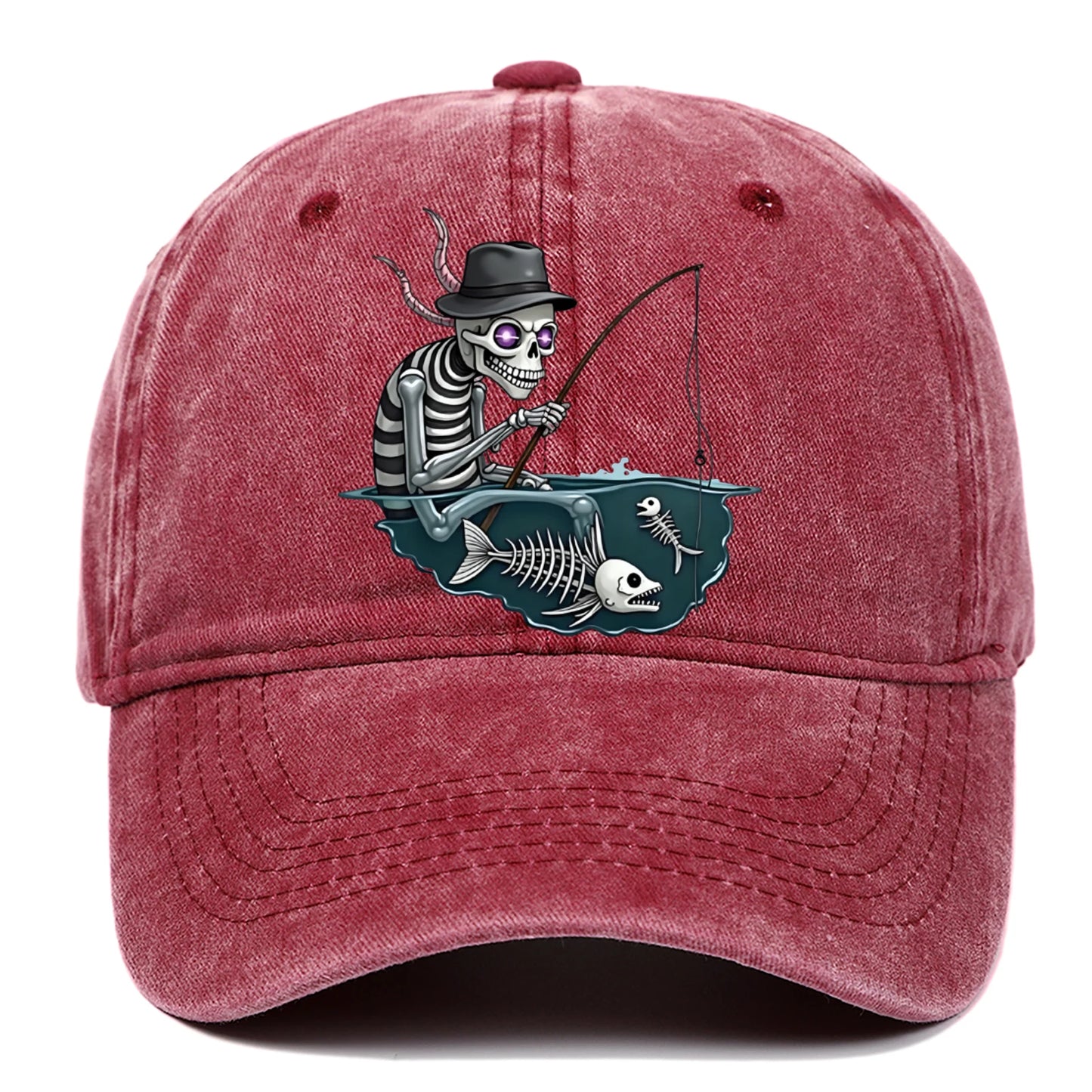 Personalized Skull Print Baseball Cap For Men And Women