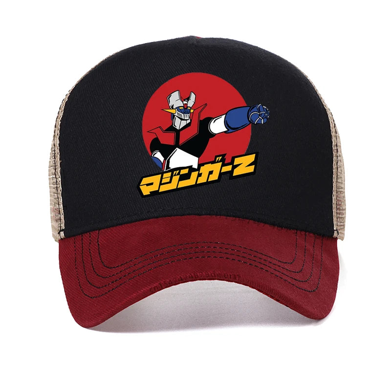 Mazinger z Anime Movie Robot Hat Men's Goldorak Baseball Cap