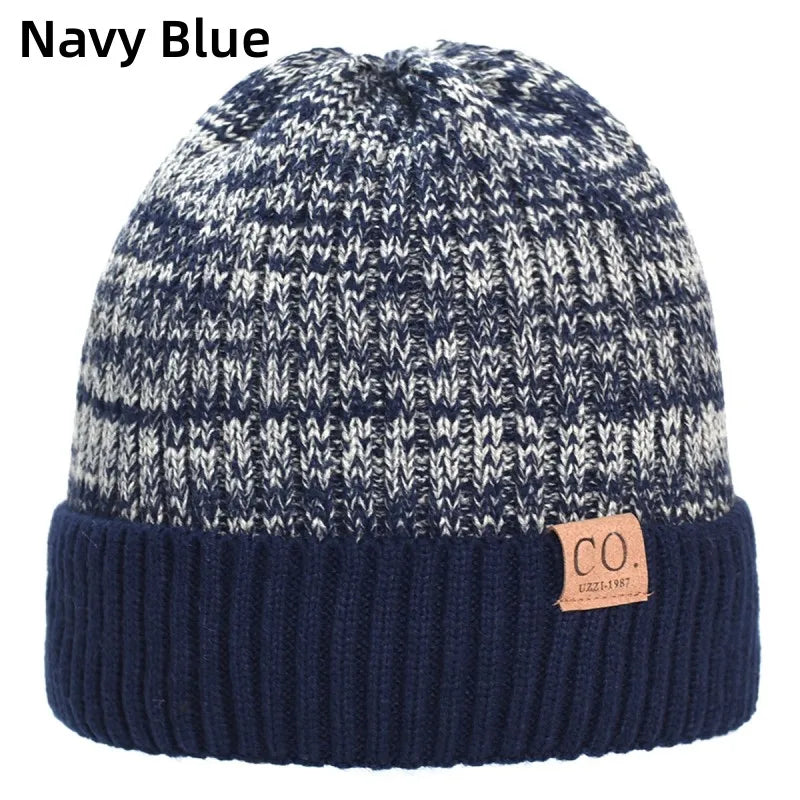 New Unisex Warm Two-Tone Winter Hats