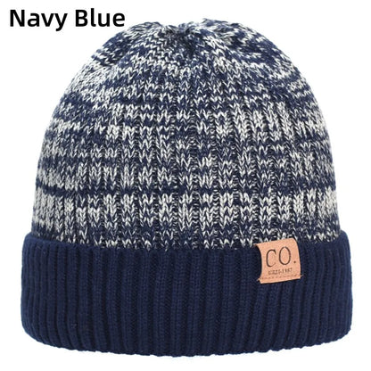 New Unisex Warm Two-Tone Winter Hats