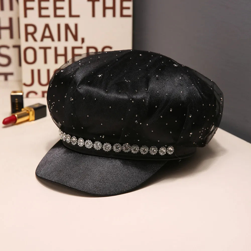 French Octagonal Hat Female Summer