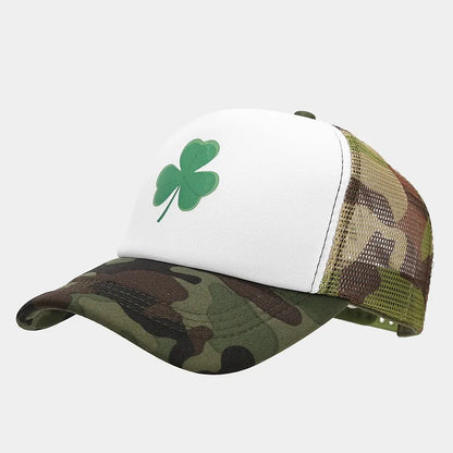 Fashion Clover Pattern Driver Hat Men's Summer Baseball Cap