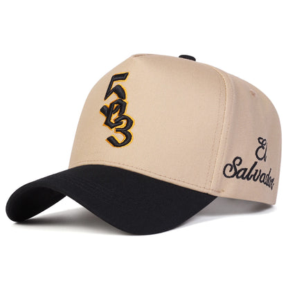 Unisex 503 Salvador Letter Embroidery Baseball Caps Spring and Autumn