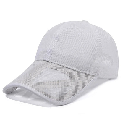 1pc Quick Dry Openwork Sunscreen Baseball Hats for Women
