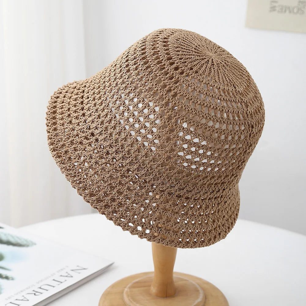 Women Foldable Sun Hat Breathable Beach Cap