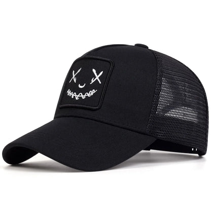 Unisex Personality Embroidery Baseball Net Caps Spring And Summer