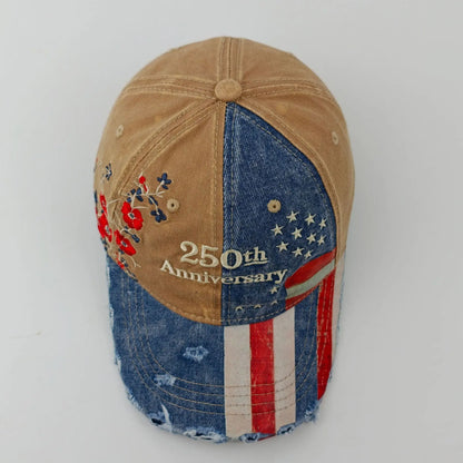 250th Anniversary America Hat Vintage Style Men Women