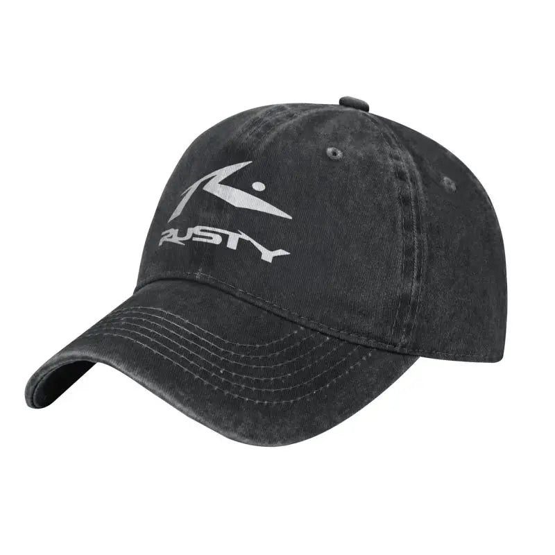 Rusty Print Baseball Caps Classic Cotton Distressed Washed Headwear for Men Women