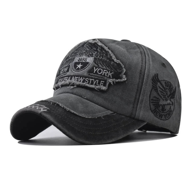 Summer Baseball Cap Men's Fashion Embroidered Pentagram Letter Caps Men
