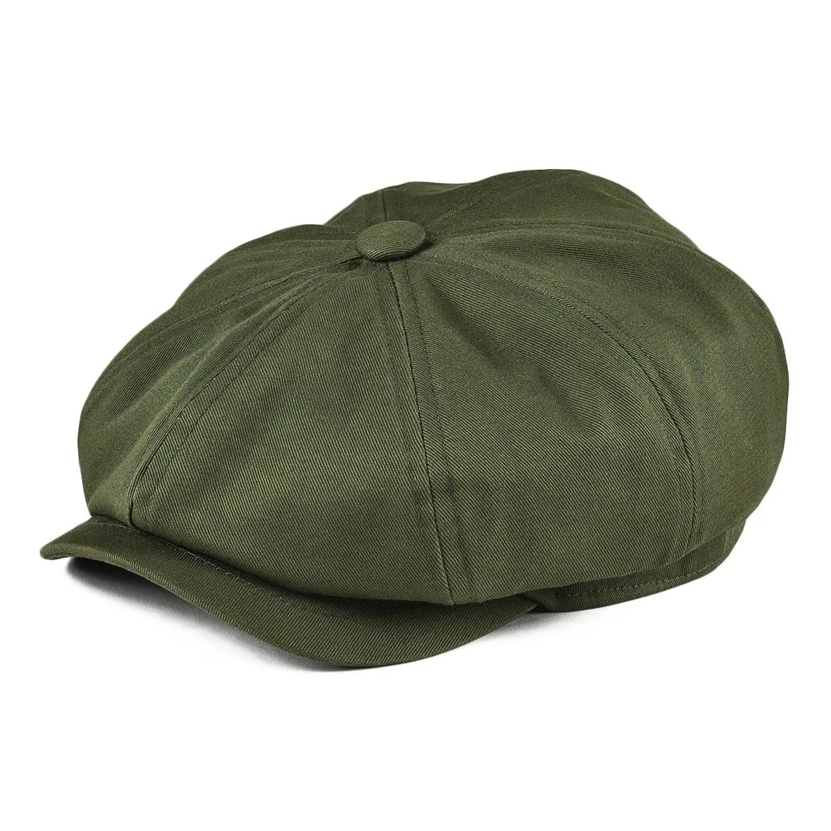 Newsboy Cap Men's Twill Cotton Eight Panel Hat