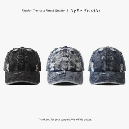 New Designer Washed Distressed Cowboy Baseball Cap
