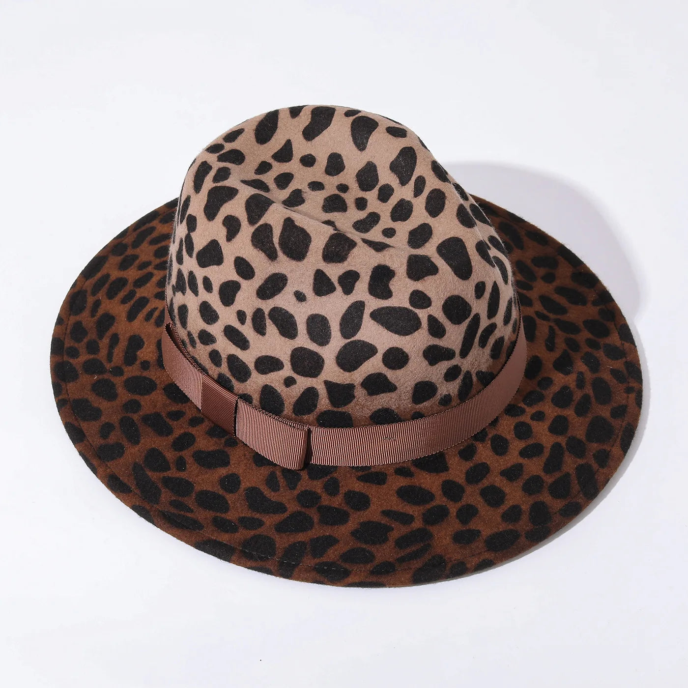 2026 Winter Fedora Hats For Women Fashion Flat Wide Brim Panama Wool Felt Jazz Fedora